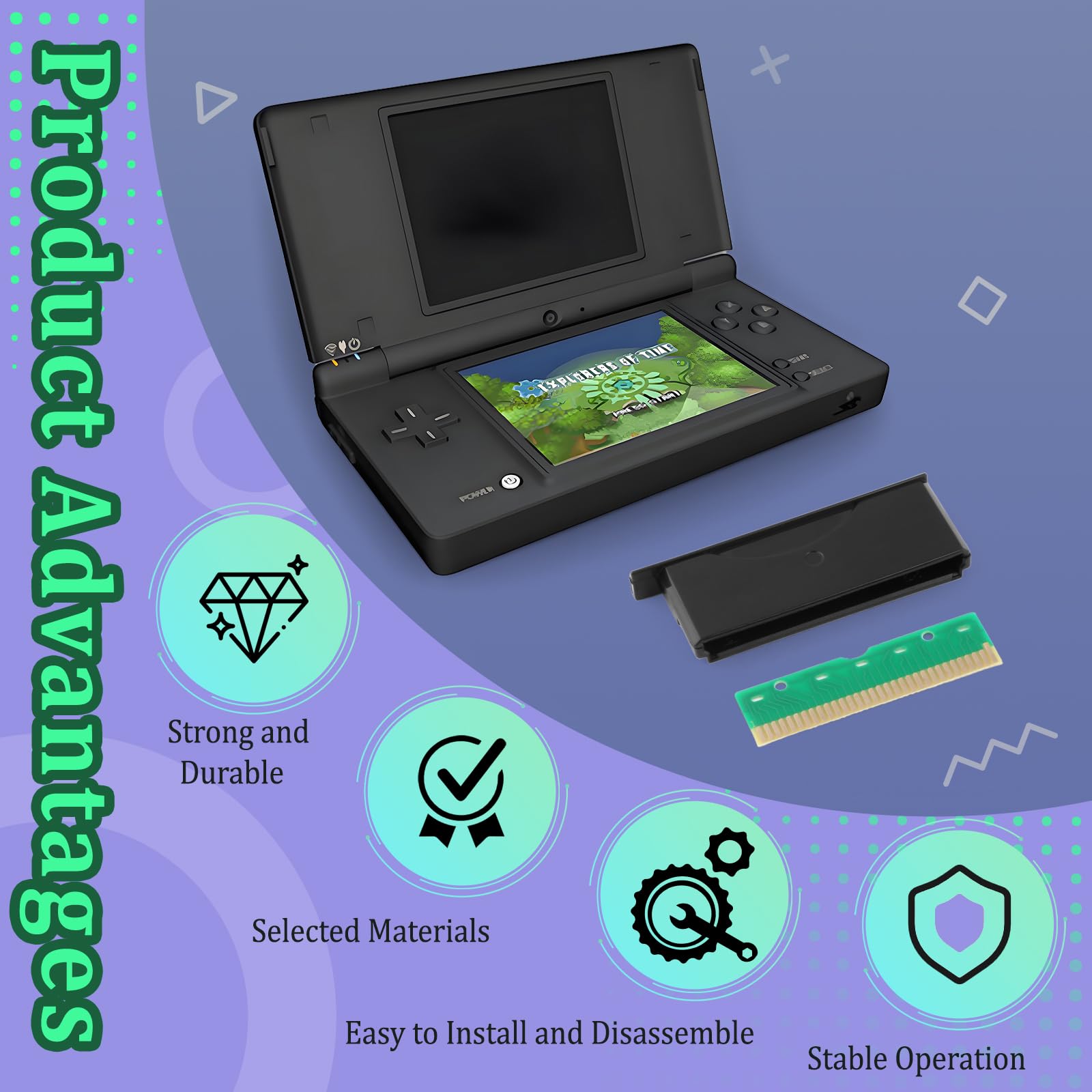 Amazon.co.jp: NDSL NDS Lite用防塵カバー2個 カードスロットカバー